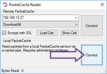 CapLoader's Read from PacketCache