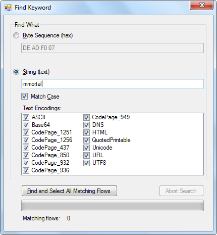 CapLoader Find Keyword Form