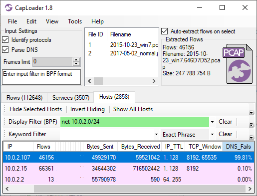 CapLoader 1.8 CapLoader 1.8