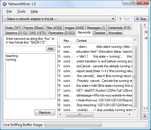 Nitroba keywords teaching and running