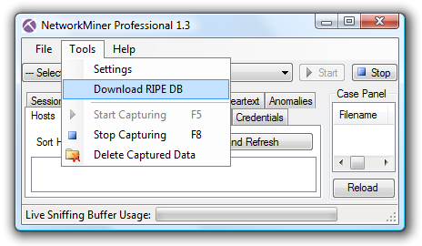 Download RIPE database