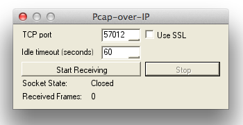 Pcap-over-IP in NetworkMiner 1.6 on Mac OS X