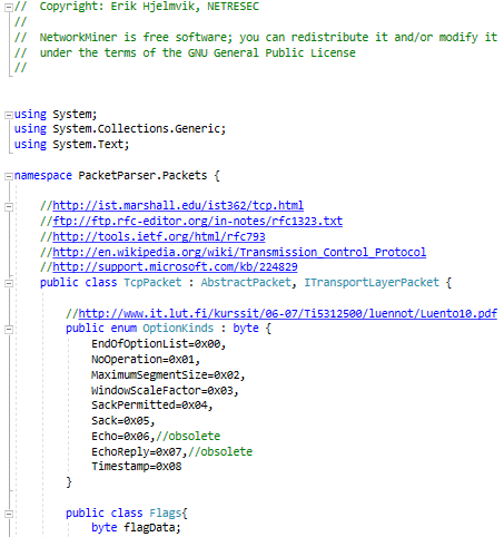 TcpPacket.cs source code