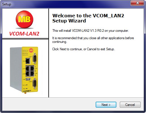 MB Connect Line VCOM_LAN2 setup - setupvcom_lan2.exe